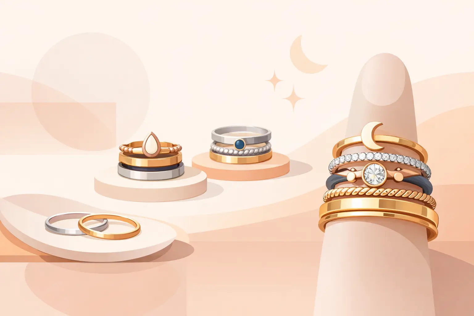 A Simple Guide to Stacking Rings