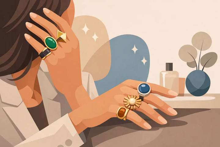 How to Style Statement Rings With Ease