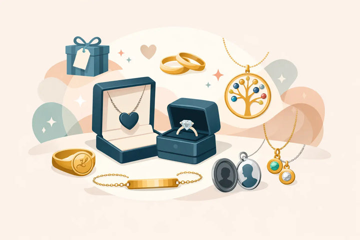 12 Personalised Jewellery Gift Ideas