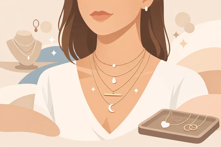 How to Layer Necklaces Daily