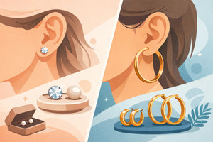Stud Earrings vs Hoops: Which Suits You?