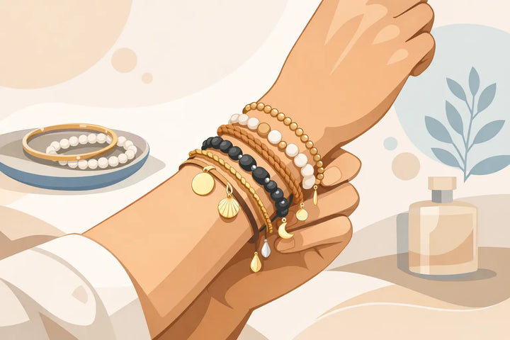 How to Style Layered Bracelets Well