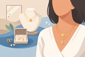 How to Style Initial Necklaces With Ease