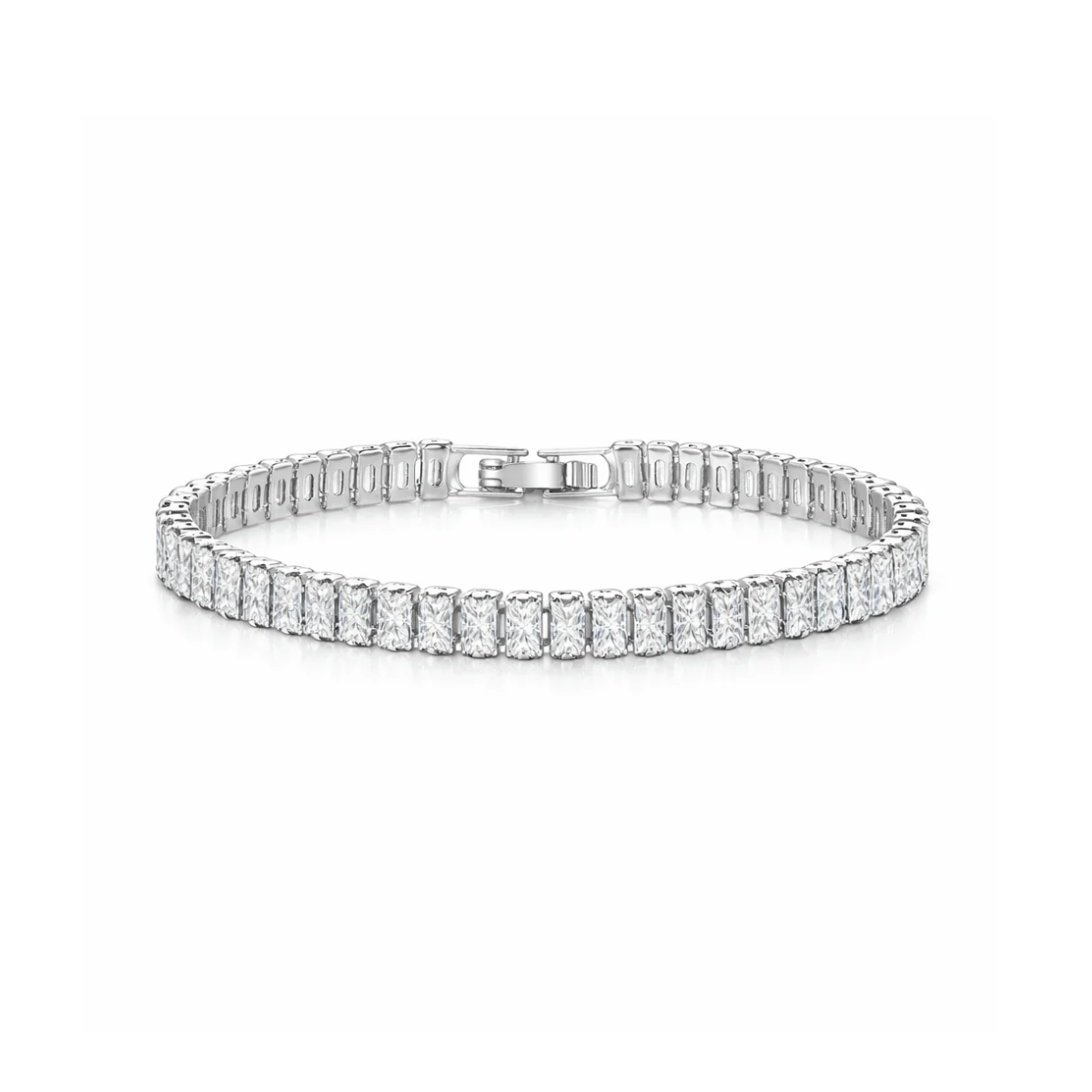 Emerald Cut Tennis Bracelet