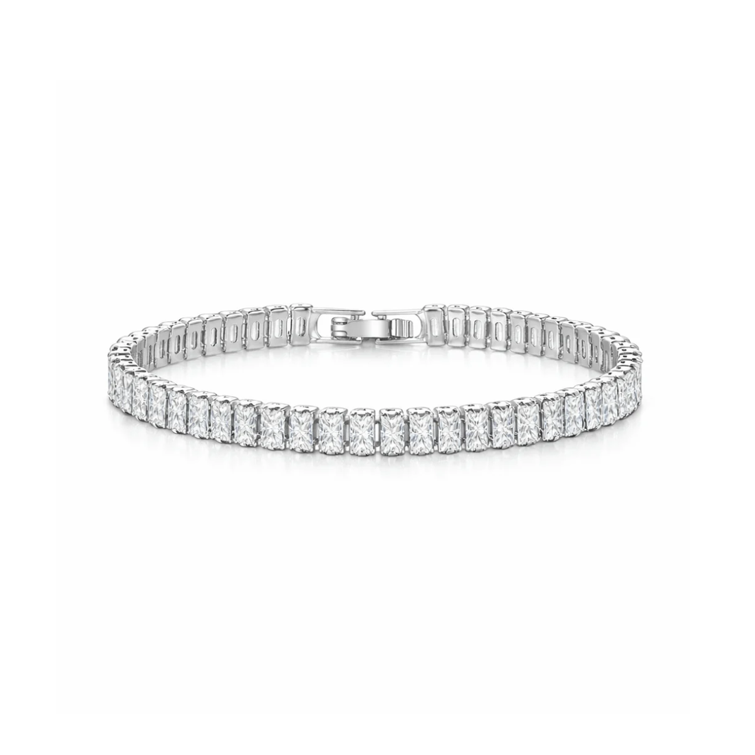 Emerald Cut Tennis Bracelet