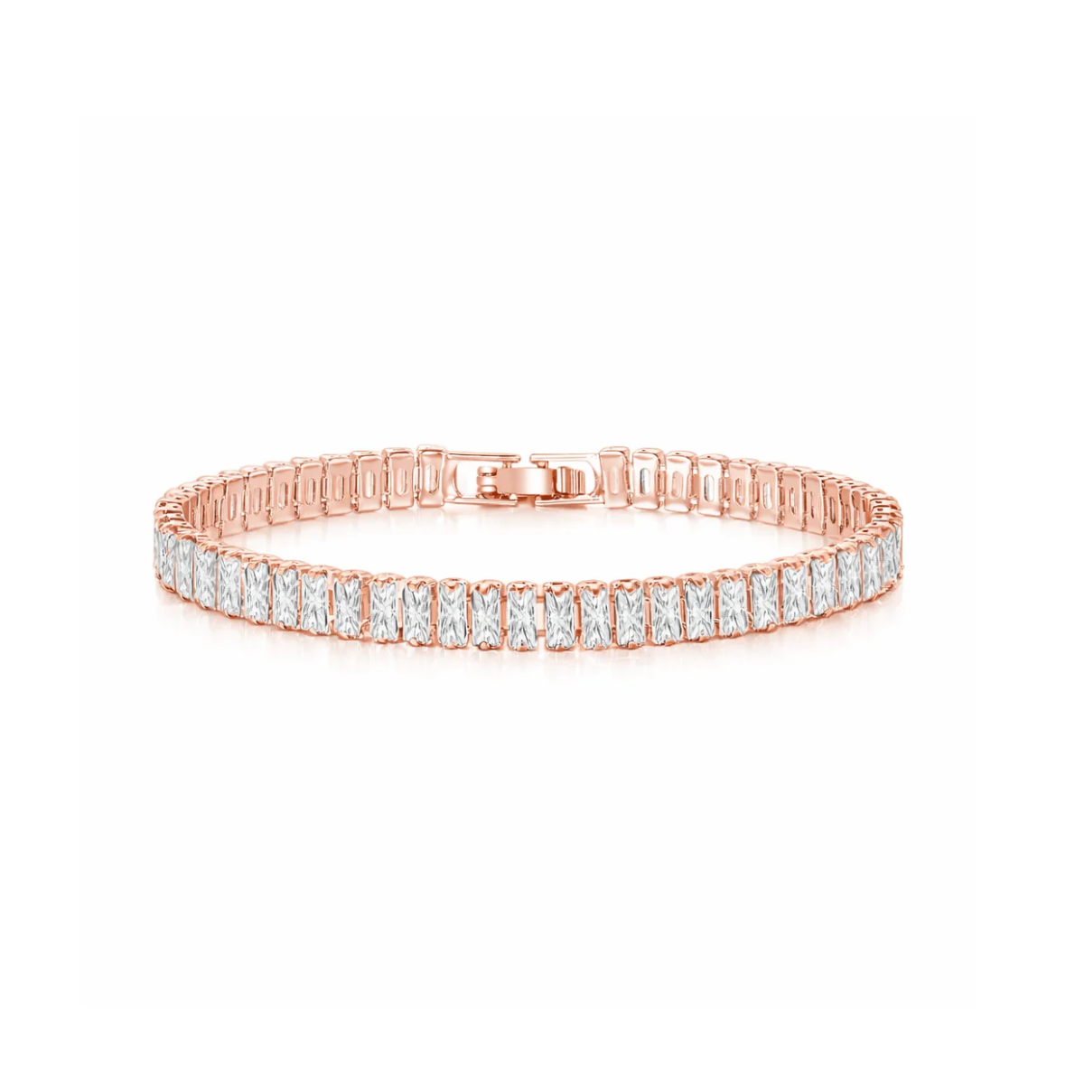 Emerald Cut Tennis Bracelet