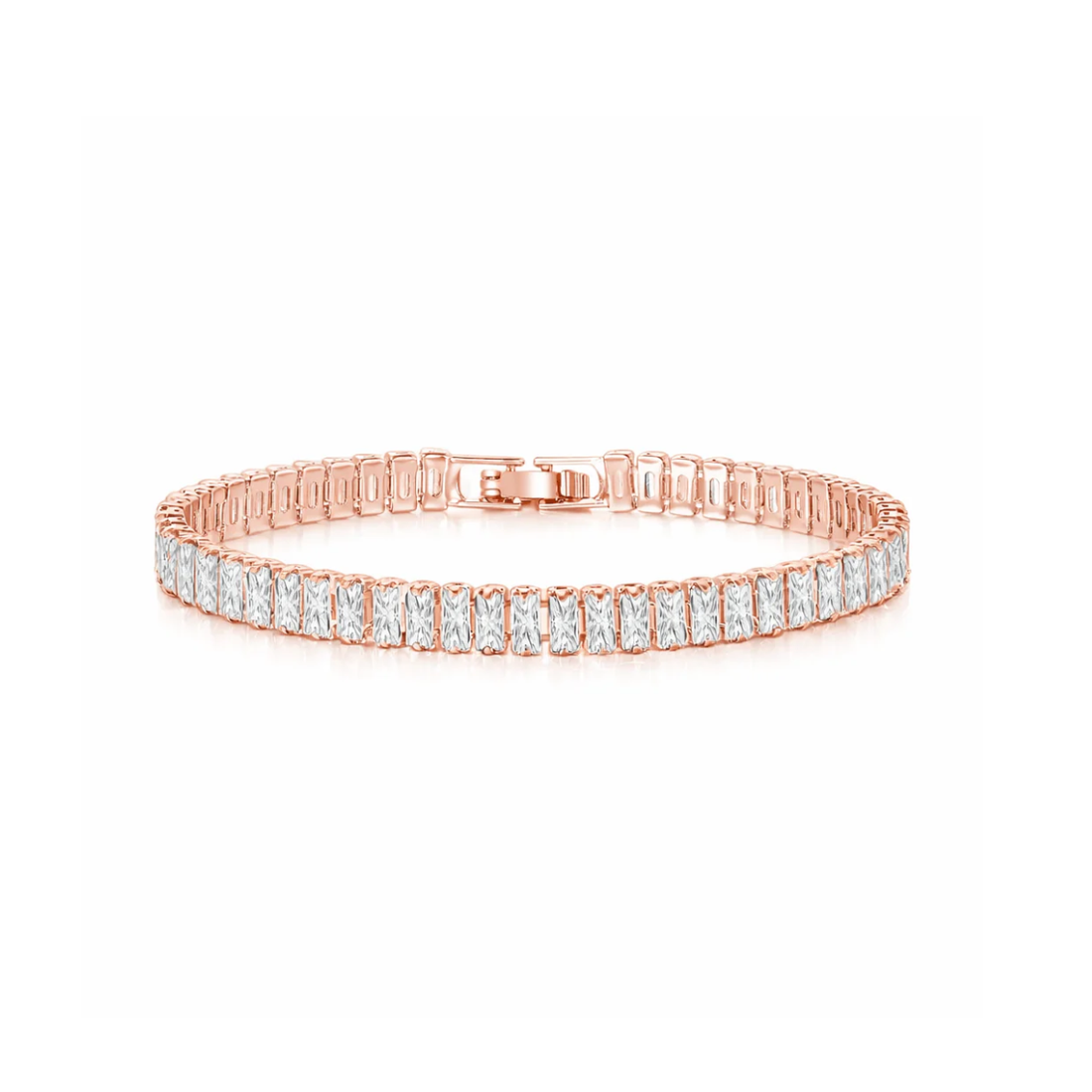 Emerald Cut Tennis Bracelet
