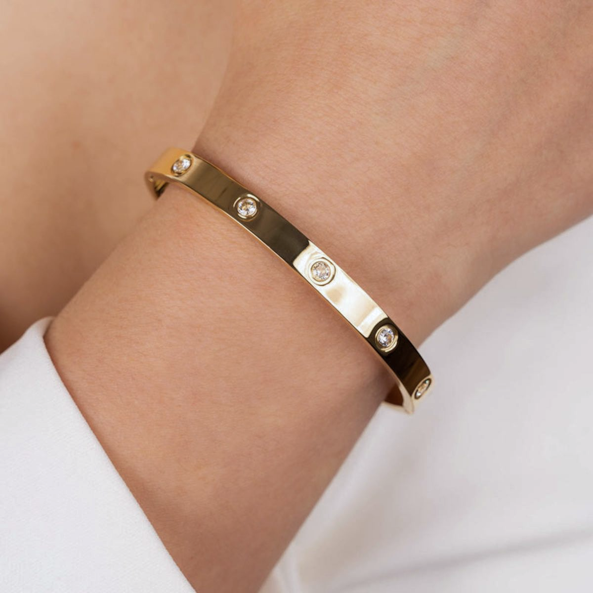 Diamond Bangle Bracelet