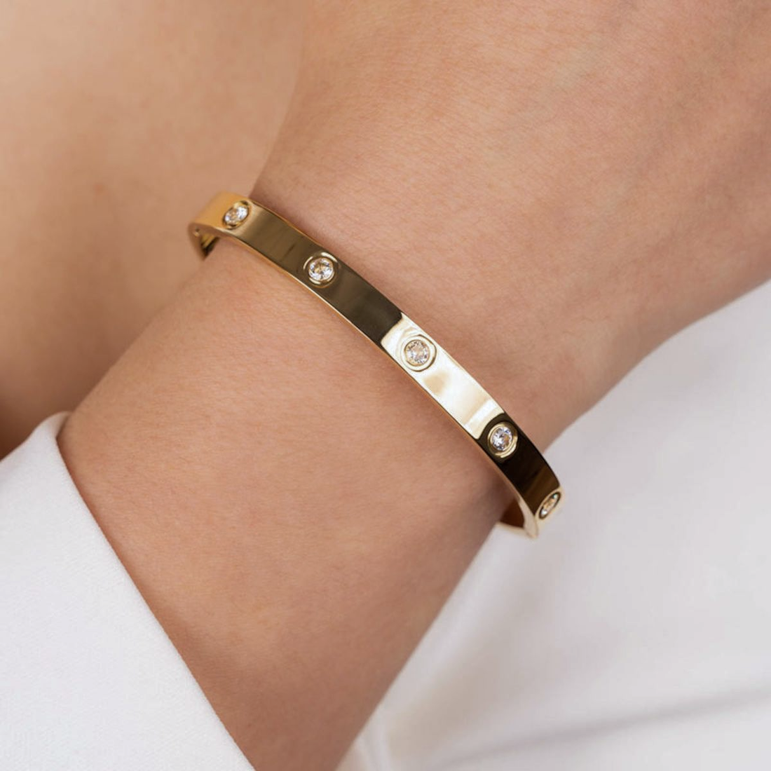 Diamond Bangle Bracelet