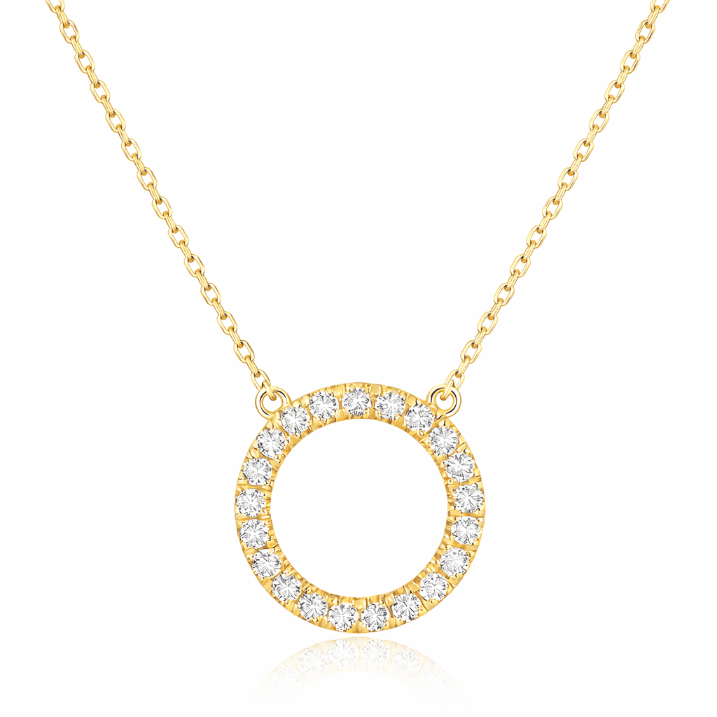 Celeste Circle Necklace - Klowe
