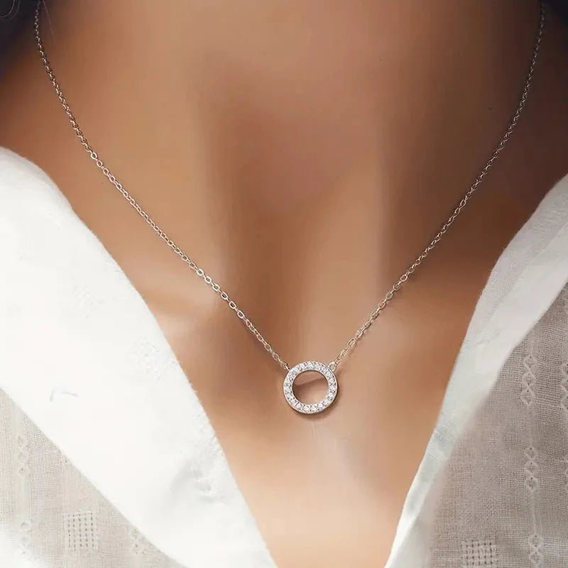 Celeste Circle Necklace - Klowe