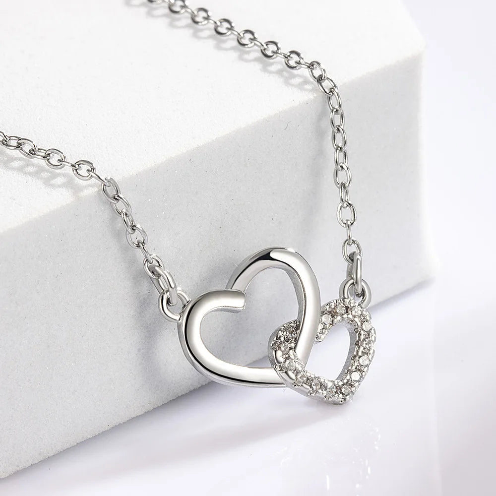 Double Heart Necklace - Klowe