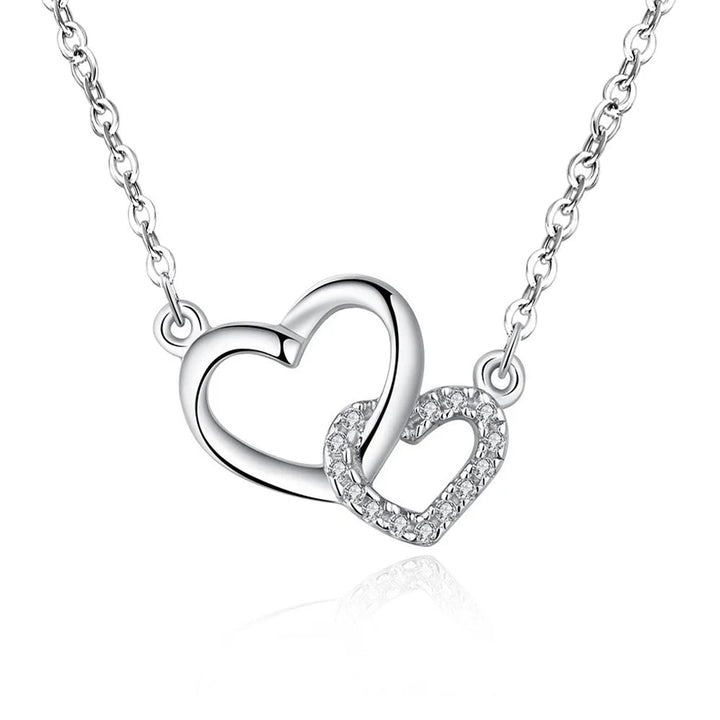 Double Heart Necklace - Klowe