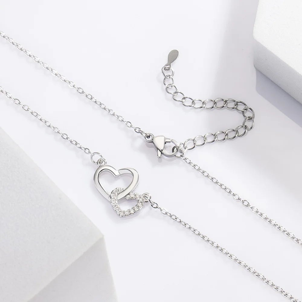 Double Heart Necklace - Klowe