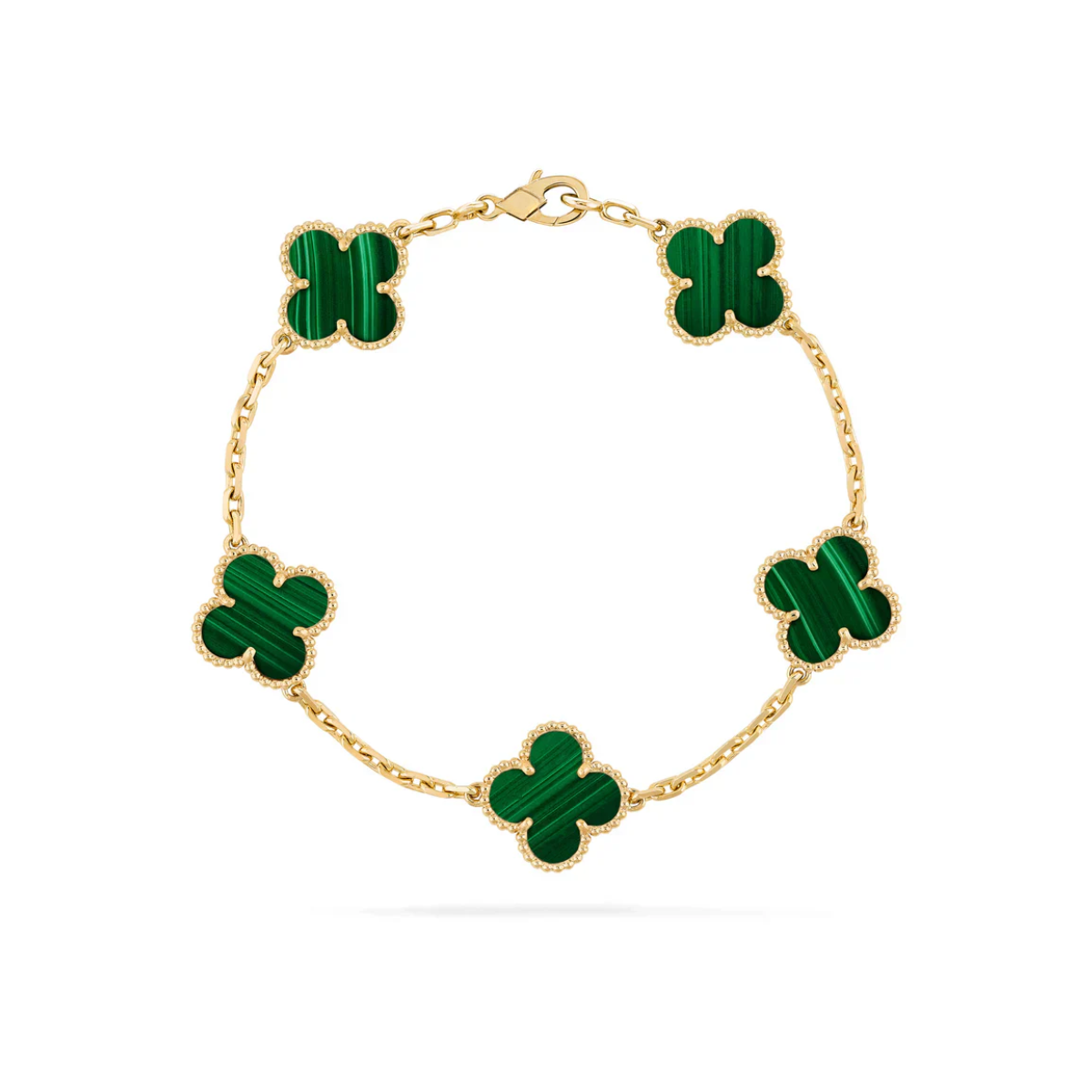 Klowe Clover Bracelet – Gold / Green