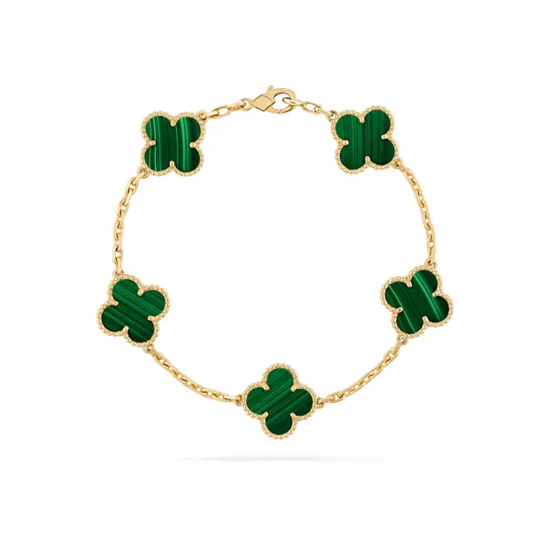Klowe Clover Bracelet – Gold / Green