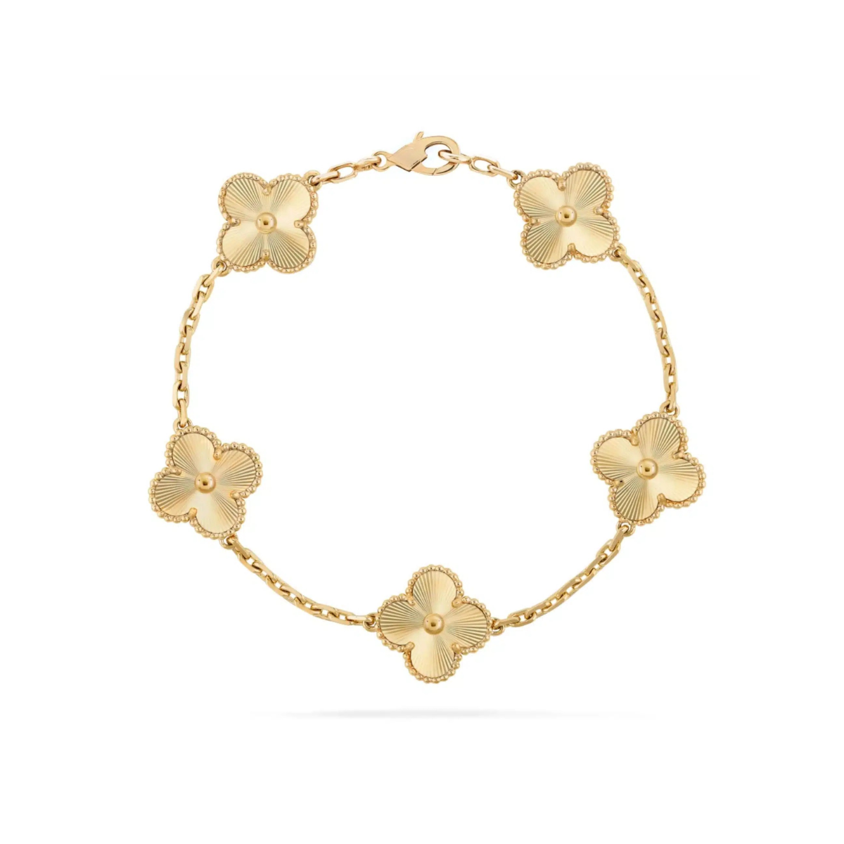 Klowe Clover Bracelet – Gold / Sunray