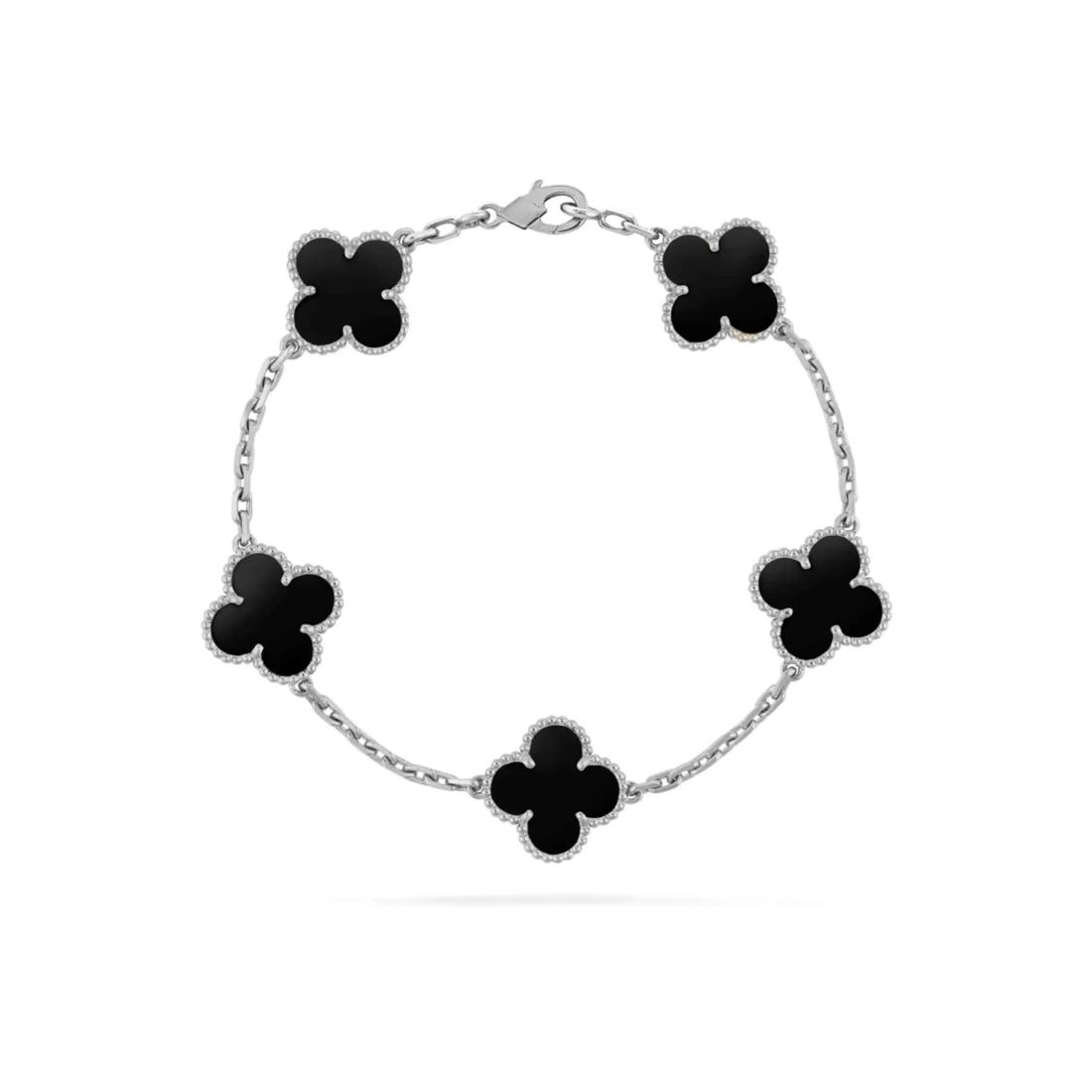 Klowe Clover Bracelet – Silver / Black