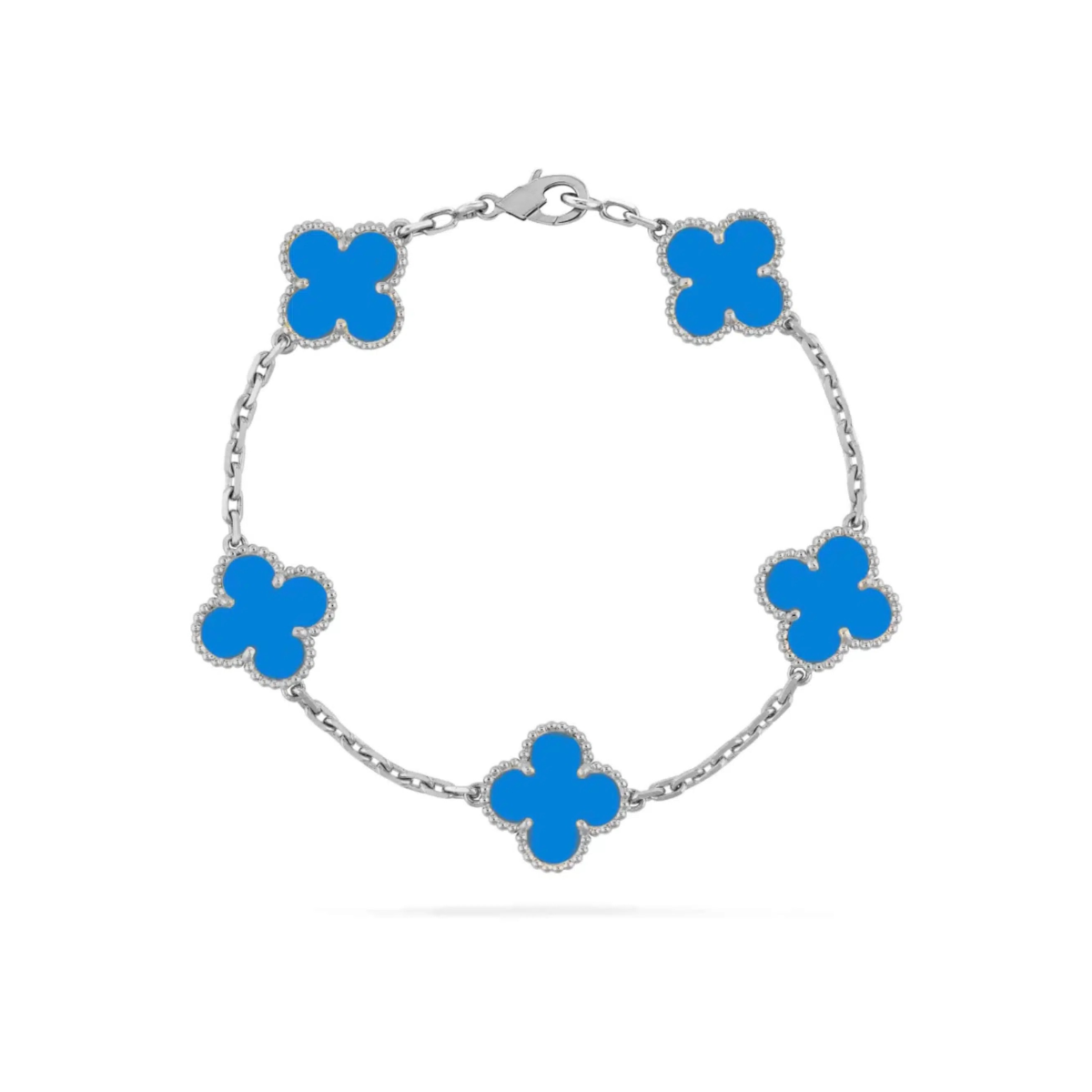 Klowe Clover Bracelet – Silver / Blue