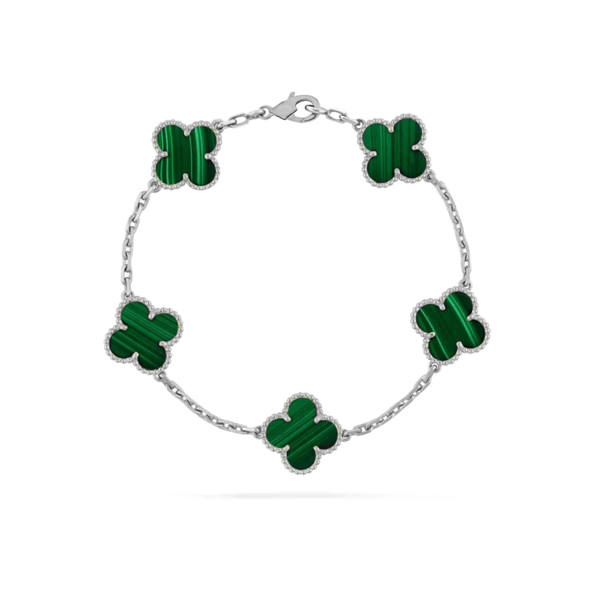 Klowe Clover Bracelet – Silver / Green