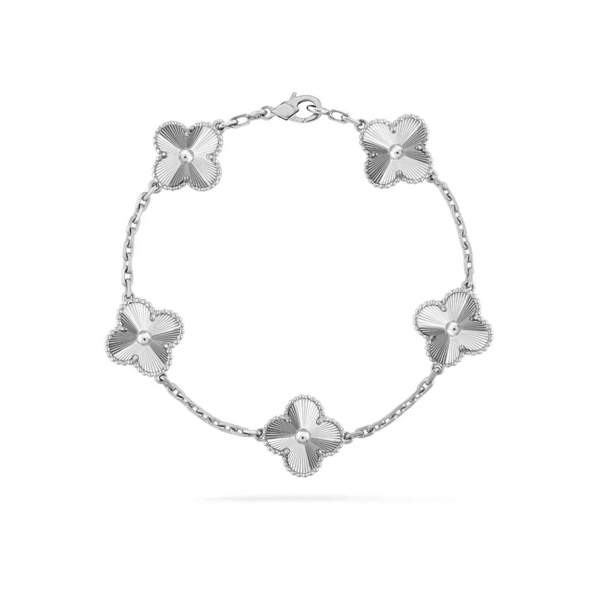 Klowe Clover Bracelet – Silver / Sunray