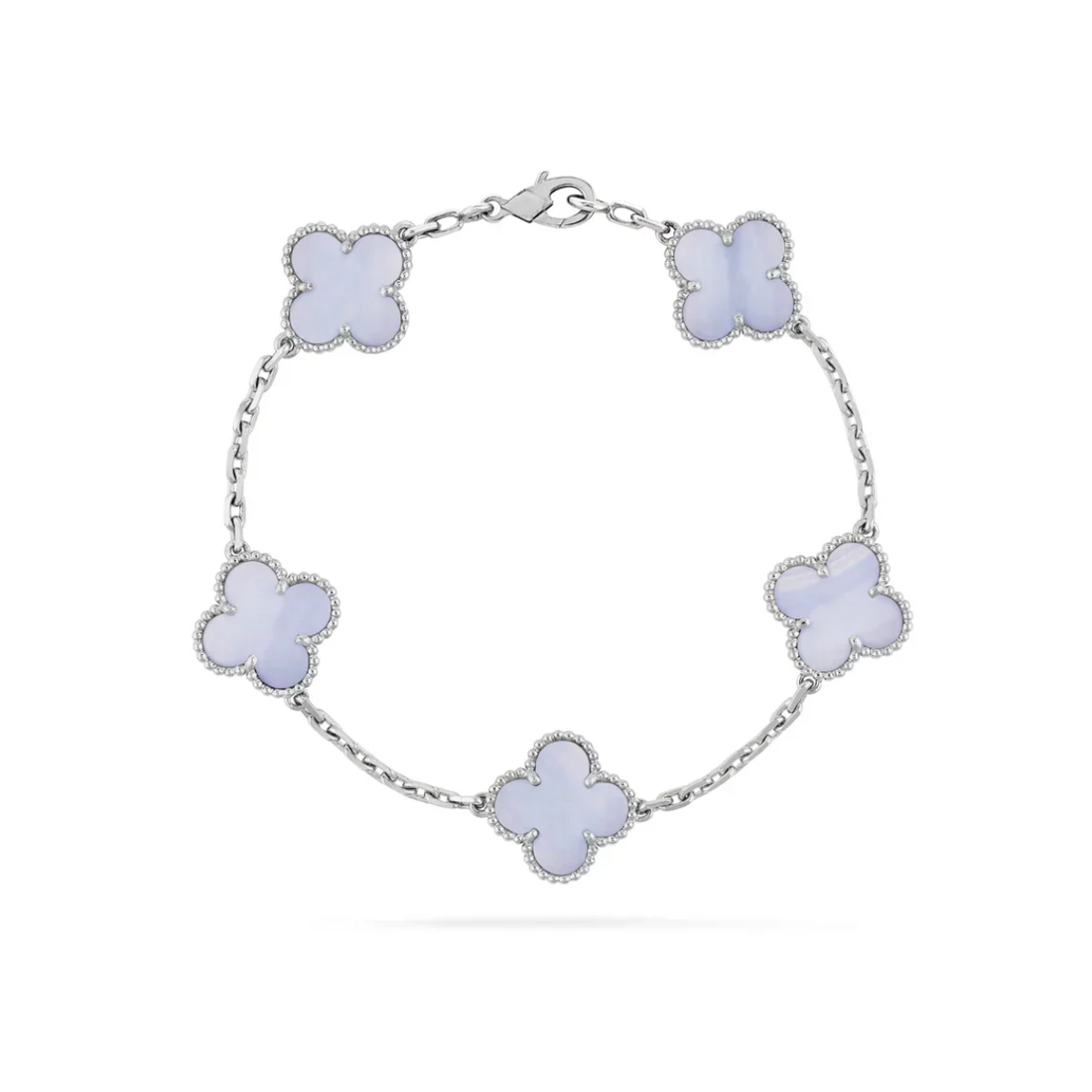 Klowe Clover Bracelet – Silver / Lilac